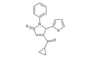 4-(cyclopropanecarbonyl)-1-phenyl-5-(2-thienyl)-3-pyrrolin-2-one