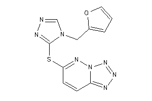 6-[[4-(2-furfuryl)-1,2,4-triazol-3-yl]thio]tetrazolo[5,1-f]pyridazine