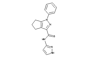 1-phenyl-N-(1H-pyrazol-3-yl)-5,6-dihydro-4H-cyclopenta[c]pyrazole-3-carboxamide