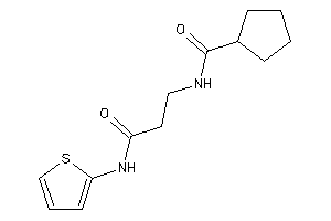 Image of N-[3-keto-3-(2-thienylamino)propyl]cyclopentanecarboxamide