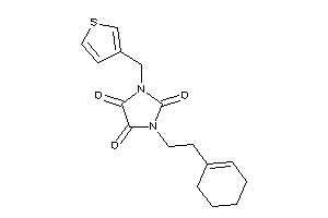 1-(2-cyclohexen-1-ylethyl)-3-(3-thenyl)imidazolidine-2,4,5-trione