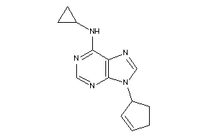 Image of (9-cyclopent-2-en-1-ylpurin-6-yl)-cyclopropyl-amine