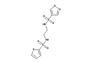 Image of N-[2-(2-thienylsulfonylamino)ethyl]isoxazole-4-sulfonamide