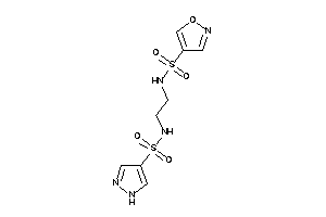 N-[2-(1H-pyrazol-4-ylsulfonylamino)ethyl]isoxazole-4-sulfonamide
