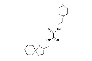 N'-(1,4-dioxaspiro[4.5]decan-3-ylmethyl)-N-(2-morpholinoethyl)oxamide