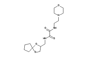 N'-(1,4-dioxaspiro[4.4]nonan-3-ylmethyl)-N-(2-morpholinoethyl)oxamide