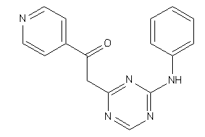 2-(4-anilino-s-triazin-2-yl)-1-(4-pyridyl)ethanone