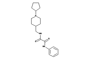 N-[(1-cyclopentyl-4-piperidyl)methyl]-N'-phenyl-oxamide