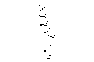 N'-[2-(1,1-diketothiolan-3-yl)acetyl]-3-phenyl-propionohydrazide