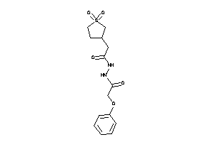 N'-[2-(1,1-diketothiolan-3-yl)acetyl]-2-phenoxy-acetohydrazide