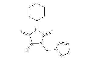 1-cyclohexyl-3-(3-thenyl)imidazolidine-2,4,5-trione