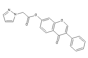 2-pyrazol-1-ylacetic Acid (4-keto-3-phenyl-chromen-7-yl) Ester