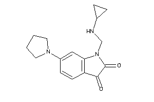 1-[(cyclopropylamino)methyl]-6-pyrrolidino-isatin