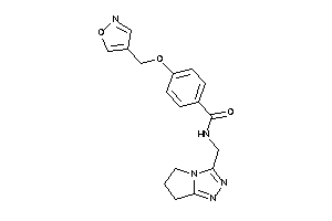 N-(6,7-dihydro-5H-pyrrolo[2,1-c][1,2,4]triazol-3-ylmethyl)-4-(isoxazol-4-ylmethoxy)benzamide