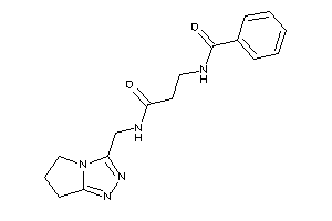 N-[3-(6,7-dihydro-5H-pyrrolo[2,1-c][1,2,4]triazol-3-ylmethylamino)-3-keto-propyl]benzamide