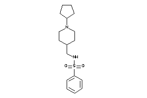 N-[(1-cyclopentyl-4-piperidyl)methyl]benzenesulfonamide