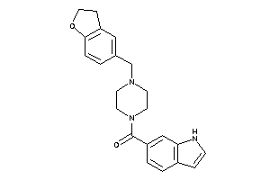 [4-(coumaran-5-ylmethyl)piperazino]-(1H-indol-6-yl)methanone