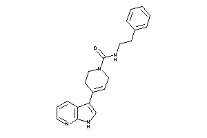 N-phenethyl-4-(1H-pyrrolo[2,3-b]pyridin-3-yl)-3,6-dihydro-2H-pyridine-1-carboxamide