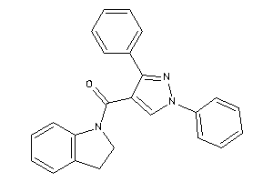 Image of (1,3-diphenylpyrazol-4-yl)-indolin-1-yl-methanone