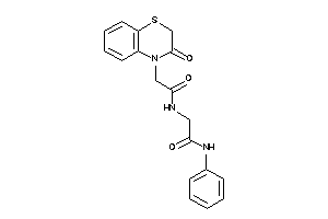 2-[[2-(3-keto-1,4-benzothiazin-4-yl)acetyl]amino]-N-phenyl-acetamide