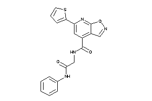 N-(2-anilino-2-keto-ethyl)-6-(2-thienyl)isoxazolo[5,4-b]pyridine-4-carboxamide