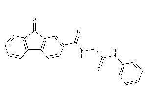 N-(2-anilino-2-keto-ethyl)-9-keto-fluorene-2-carboxamide