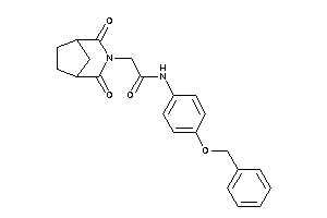 N-(4-benzoxyphenyl)-2-(2,4-diketo-3-azabicyclo[3.2.1]octan-3-yl)acetamide