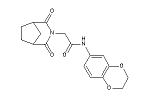 N-(2,3-dihydro-1,4-benzodioxin-6-yl)-2-(2,4-diketo-3-azabicyclo[3.2.1]octan-3-yl)acetamide