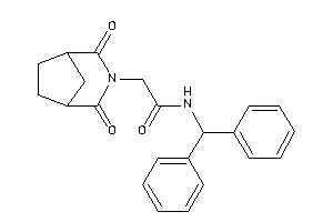 N-benzhydryl-2-(2,4-diketo-3-azabicyclo[3.2.1]octan-3-yl)acetamide