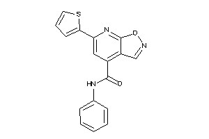 N-phenyl-6-(2-thienyl)isoxazolo[5,4-b]pyridine-4-carboxamide