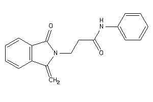 3-(1-keto-3-methylene-isoindolin-2-yl)-N-phenyl-propionamide