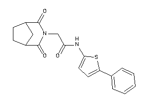 2-(2,4-diketo-3-azabicyclo[3.2.1]octan-3-yl)-N-(5-phenyl-2-thienyl)acetamide