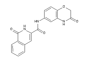 1-keto-N-(3-keto-4H-1,4-benzoxazin-6-yl)-2H-isoquinoline-3-carboxamide