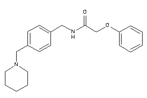 2-phenoxy-N-[4-(piperidinomethyl)benzyl]acetamide