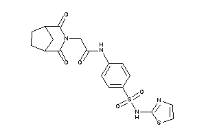 2-(2,4-diketo-3-azabicyclo[3.2.1]octan-3-yl)-N-[4-(thiazol-2-ylsulfamoyl)phenyl]acetamide