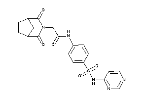 2-(2,4-diketo-3-azabicyclo[3.2.1]octan-3-yl)-N-[4-(4-pyrimidylsulfamoyl)phenyl]acetamide