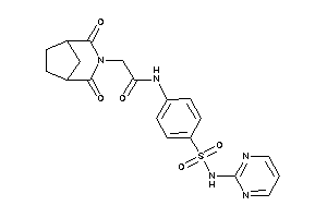 2-(2,4-diketo-3-azabicyclo[3.2.1]octan-3-yl)-N-[4-(2-pyrimidylsulfamoyl)phenyl]acetamide