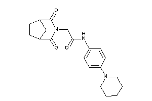 2-(2,4-diketo-3-azabicyclo[3.2.1]octan-3-yl)-N-(4-piperidinophenyl)acetamide