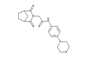 2-(2,4-diketo-3-azabicyclo[3.2.1]octan-3-yl)-N-(4-morpholinophenyl)acetamide