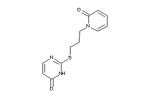 2-[3-(2-keto-1-pyridyl)propylthio]-1H-pyrimidin-6-one