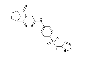 2-(2,4-diketo-3-azabicyclo[3.2.1]octan-3-yl)-N-[4-(isoxazol-3-ylsulfamoyl)phenyl]acetamide