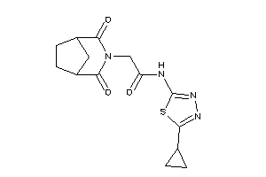 N-(5-cyclopropyl-1,3,4-thiadiazol-2-yl)-2-(2,4-diketo-3-azabicyclo[3.2.1]octan-3-yl)acetamide