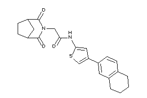 2-(2,4-diketo-3-azabicyclo[3.2.1]octan-3-yl)-N-(4-tetralin-6-yl-2-thienyl)acetamide