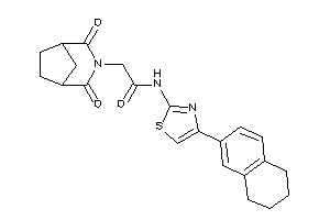 2-(2,4-diketo-3-azabicyclo[3.2.1]octan-3-yl)-N-(4-tetralin-6-ylthiazol-2-yl)acetamide