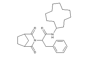 N-cyclododecyl-2-(2,4-diketo-3-azabicyclo[3.2.1]octan-3-yl)-3-phenyl-propionamide