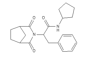 N-cyclopentyl-2-(2,4-diketo-3-azabicyclo[3.2.1]octan-3-yl)-3-phenyl-propionamide