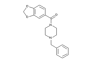 1,3-benzodioxol-5-yl-(4-benzylpiperazino)methanone