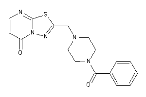 Image of 2-[(4-benzoylpiperazino)methyl]-[1,3,4]thiadiazolo[3,2-a]pyrimidin-5-one