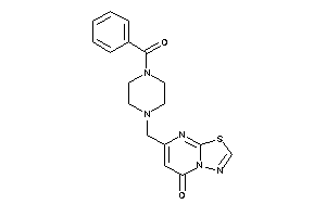 Image of 7-[(4-benzoylpiperazino)methyl]-[1,3,4]thiadiazolo[3,2-a]pyrimidin-5-one