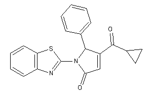 1-(1,3-benzothiazol-2-yl)-4-(cyclopropanecarbonyl)-5-phenyl-3-pyrrolin-2-one